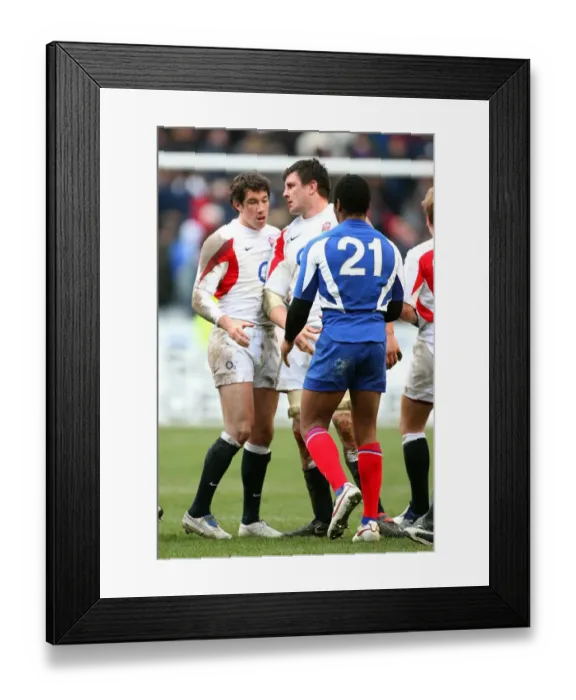 Framed Print : Martin Corry & Lionel Nallet