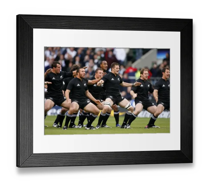 Framed Print : Kiwis Perform The Haka Framed Print : Kiwis Perform The Haka