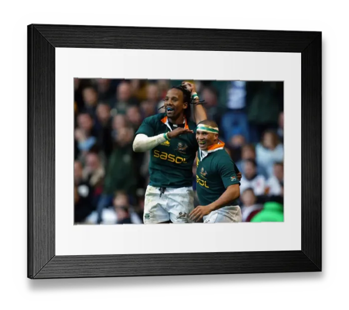 Framed Print : Akona Ndungane & Ricky Janaurie Framed Print : Akona Ndungane & Ricky Janaurie