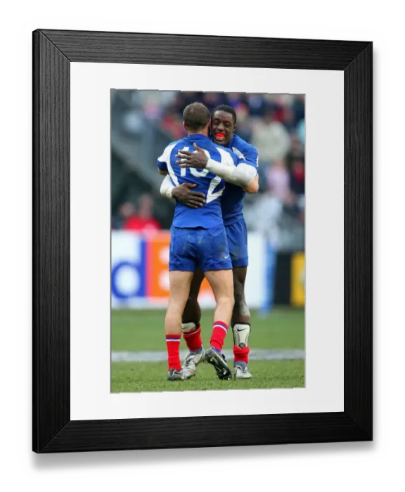 Framed Print : Frederik Michalak & Yannick Nyanga Framed Print : Frederik Michalak & Yannick Nyanga
