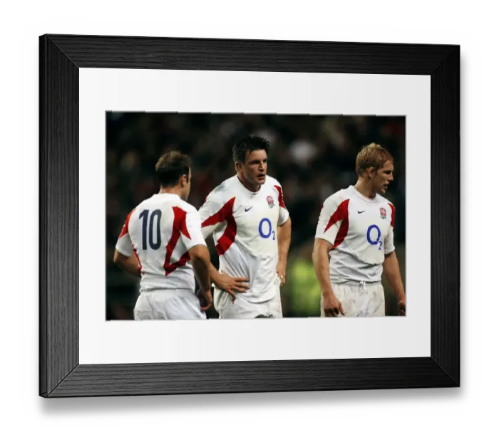 Framed Print : Martin Corry & Charlie Hodgson Framed Print : Martin Corry & Charlie Hodgson