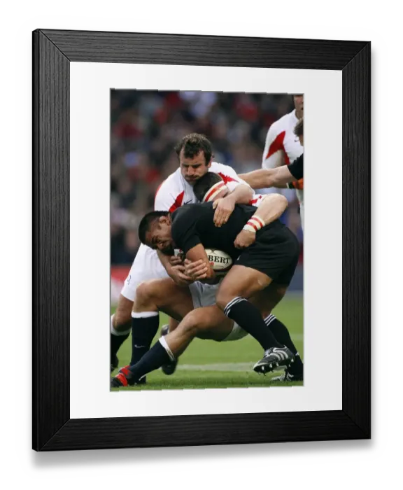 Framed Print : Keven Mealamu & George Chuter Framed Print : Keven Mealamu & George Chuter