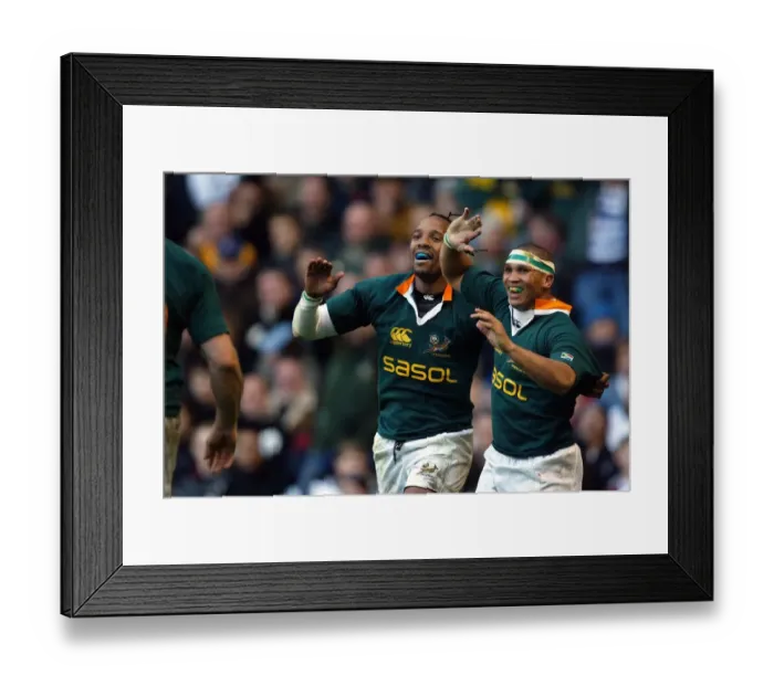 Framed Print : Akona Ndungane & Ricky Januarie Framed Print : Akona Ndungane & Ricky Januarie