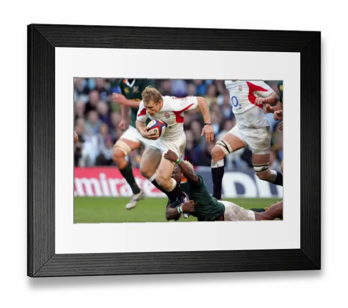 Framed Print : Josh Lewsey & Kabamba Floors Framed Print : Josh Lewsey & Kabamba Floors