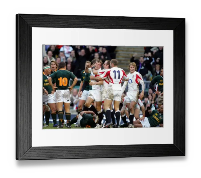 Framed Print : Mark Cueto Try Celebrations Framed Print : Mark Cueto Try Celebrations