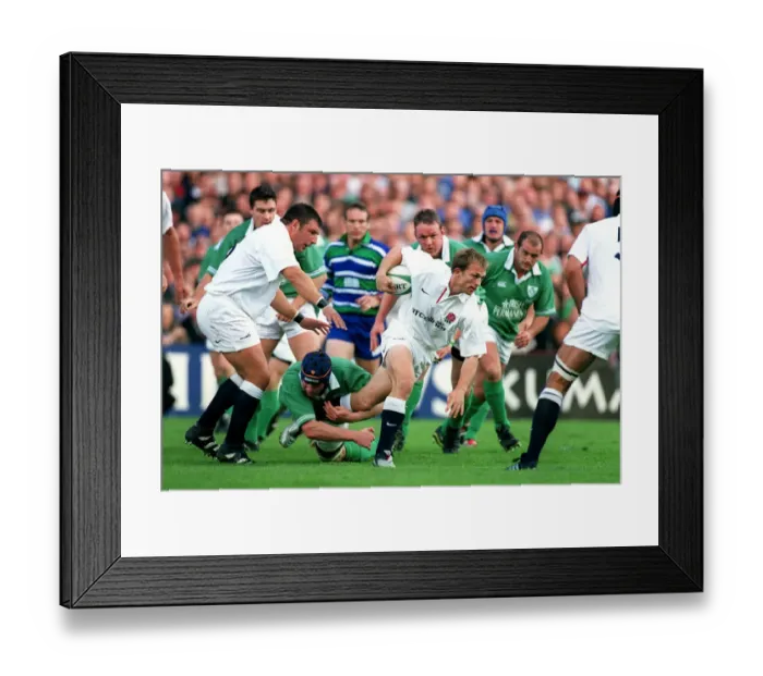 Framed Print : Matt Dawson Breaks Away Framed Print : Matt Dawson Breaks Away