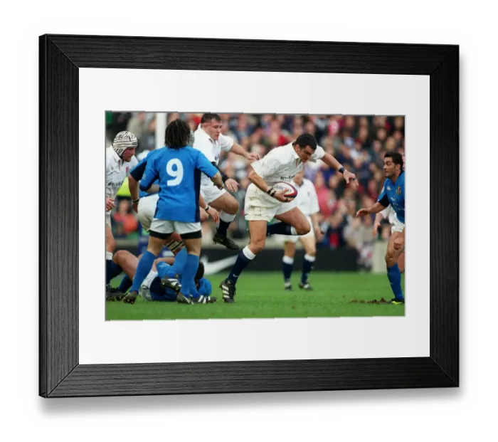 Framed Print : Martin Johnson In Action Framed Print : Martin Johnson In Action
