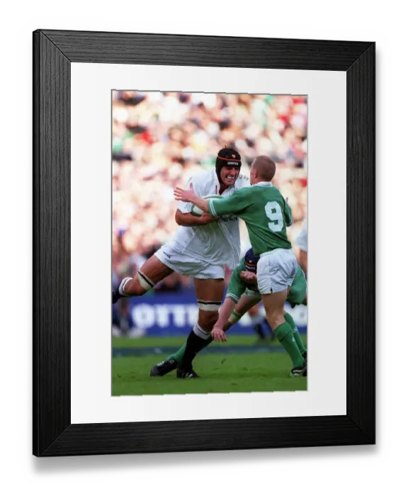 Framed Print : Steve Borthwick, Peter Stringer Framed Print : Steve Borthwick, Peter Stringer