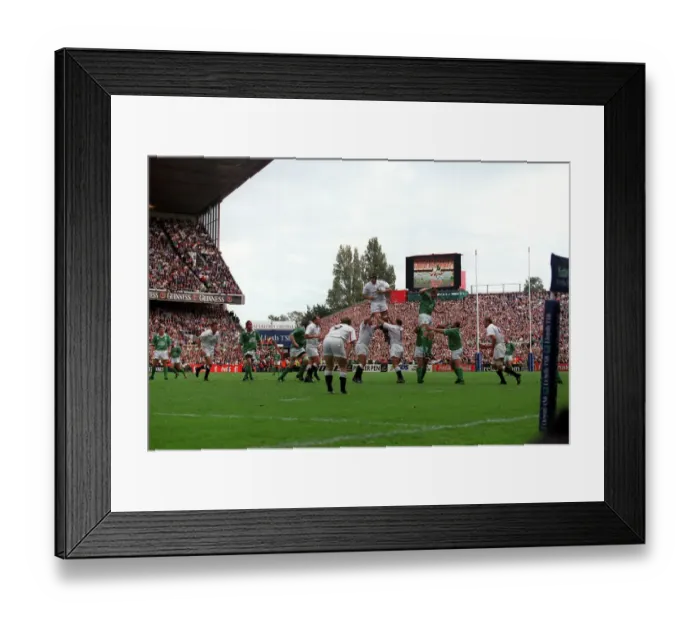 Framed Print : England Win Line-Out