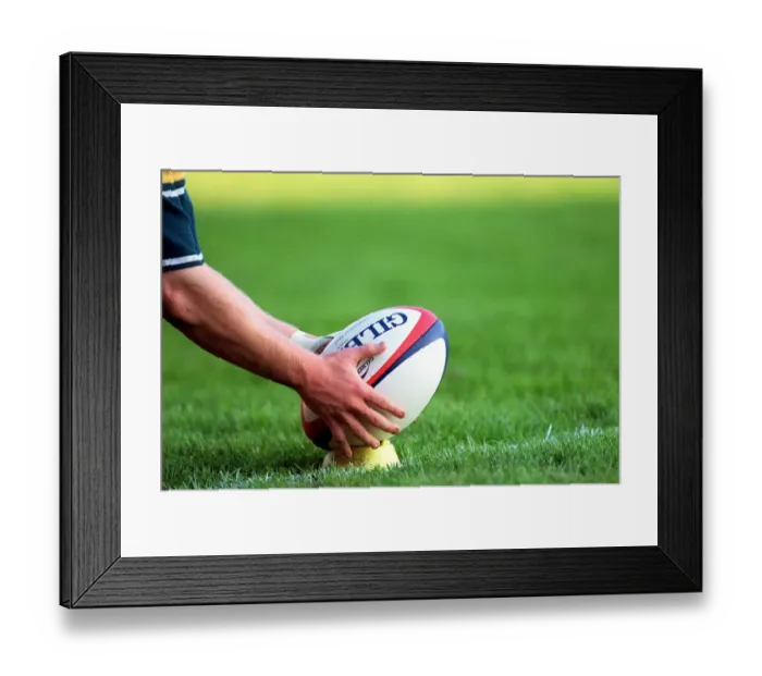 Framed Print : Placing The Ball Framed Print : Placing The Ball
