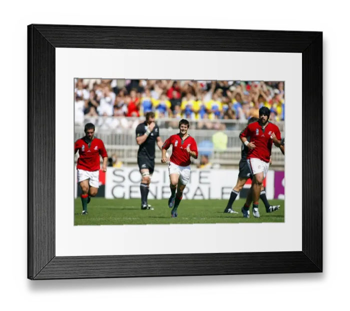 Framed Print : Luis Pissarra After Drop Goal Framed Print : Luis Pissarra After Drop Goal