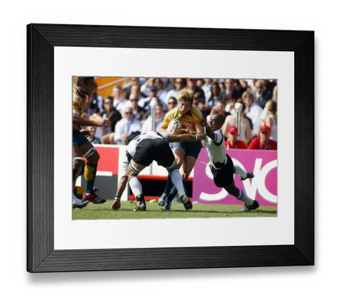 Framed Print : Drew Mitchell In Action