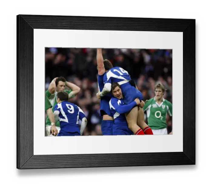 Framed Print : Vincent Clerc & Team Mates Framed Print : Vincent Clerc & Team Mates