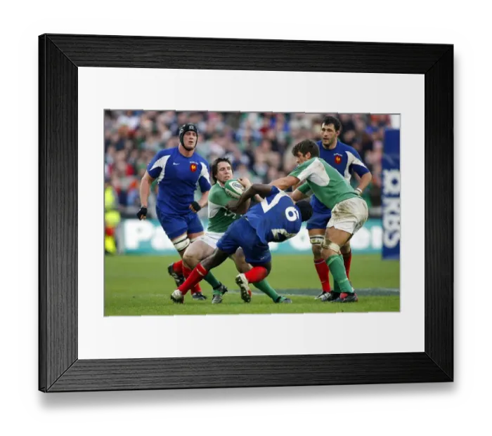 Framed Print : Isaac Boss & Serge Betsen Framed Print : Isaac Boss & Serge Betsen