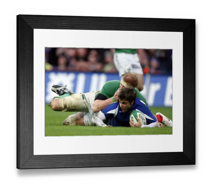 Framed Print : Vincent Clerc Scores Try Framed Print : Vincent Clerc Scores Try