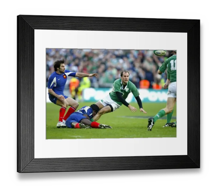 Framed Print : Girvan Dempsey & Serge Betsen Framed Print : Girvan Dempsey & Serge Betsen