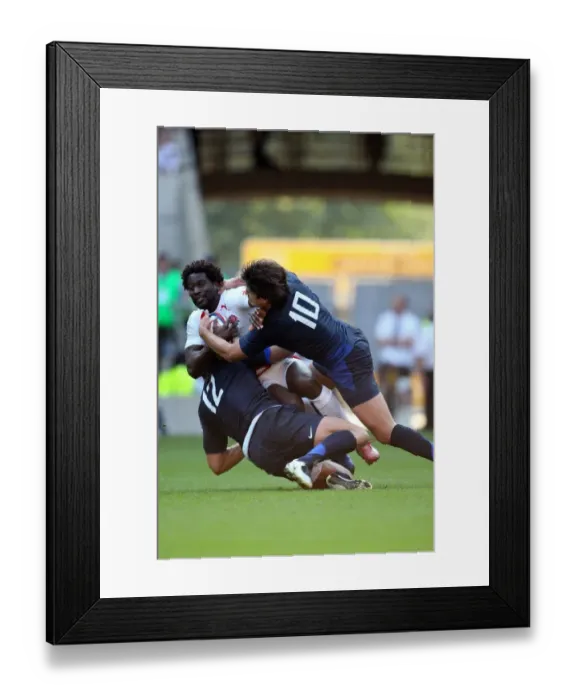Framed Print : Paul Sackey, Yannick Rougerie & David Skrela