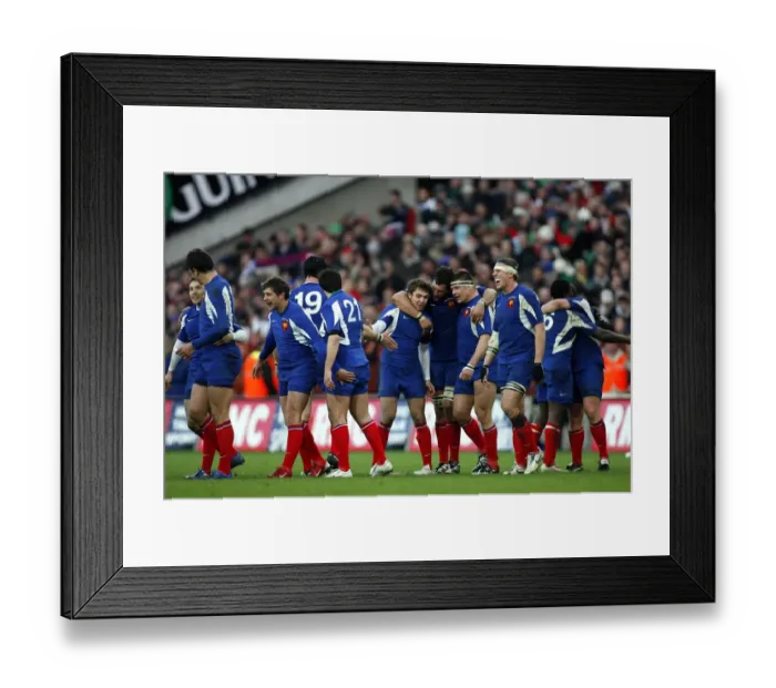 Framed Print : France Celebrate Win Framed Print : France Celebrate Win
