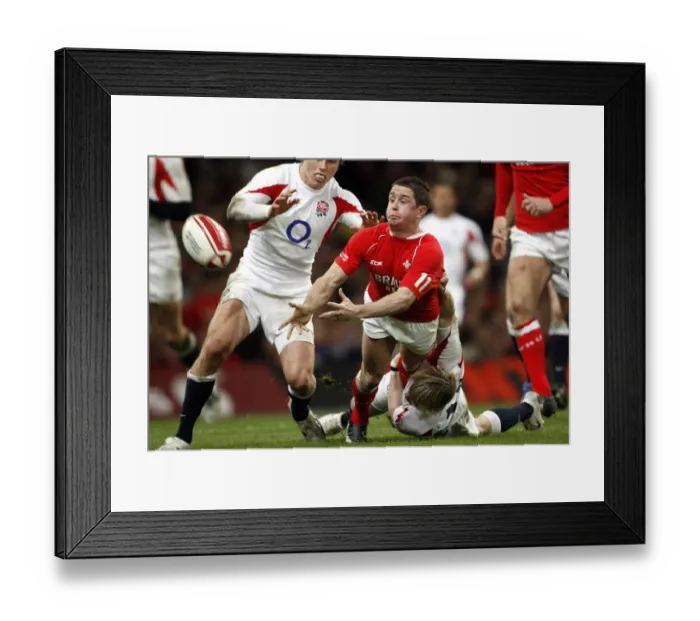 Framed Print : Mathew Tait, Shane Williams & David Strettle Framed Print : Mathew Tait, Shane Williams & David Strettle