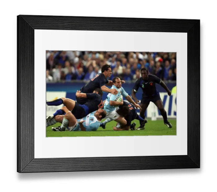 Framed Print : Felipe Contepomi, Dominici & Jauzion Framed Print : Felipe Contepomi, Dominici & Jauzion