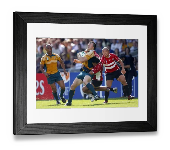 Framed Print : Adam Ashley-Cooper & Watanabe