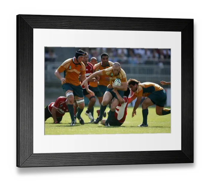Framed Print : Stirling Mortlock Is Challenged Framed Print : Stirling Mortlock Is Challenged