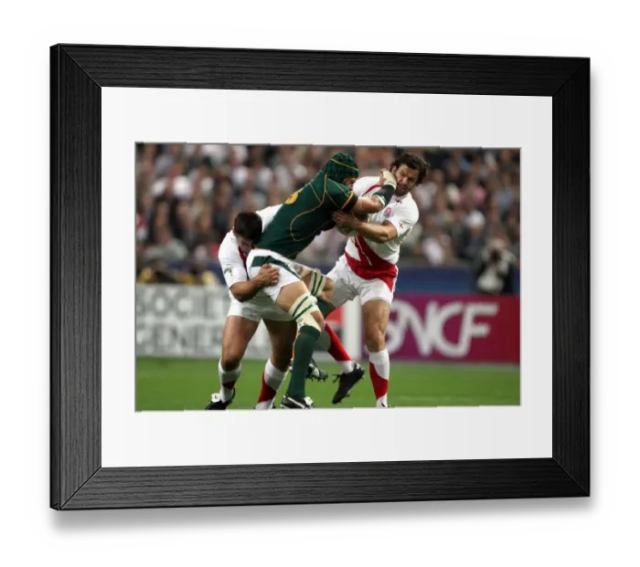Framed Print : Andy Farrell & Victor Matfield