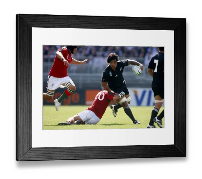 Framed Print : Sione Lauaki & Joao Uva Framed Print : Sione Lauaki & Joao Uva