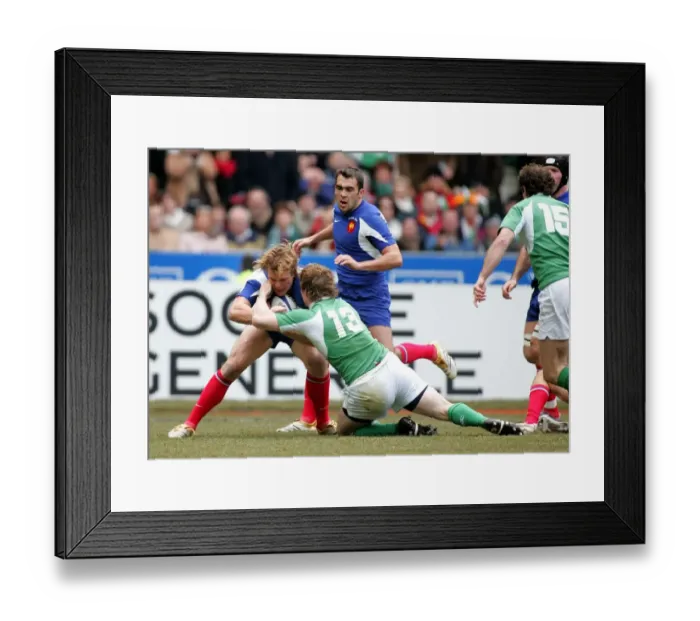 Framed Print : Cedric Heymans & Brian O Driscoll