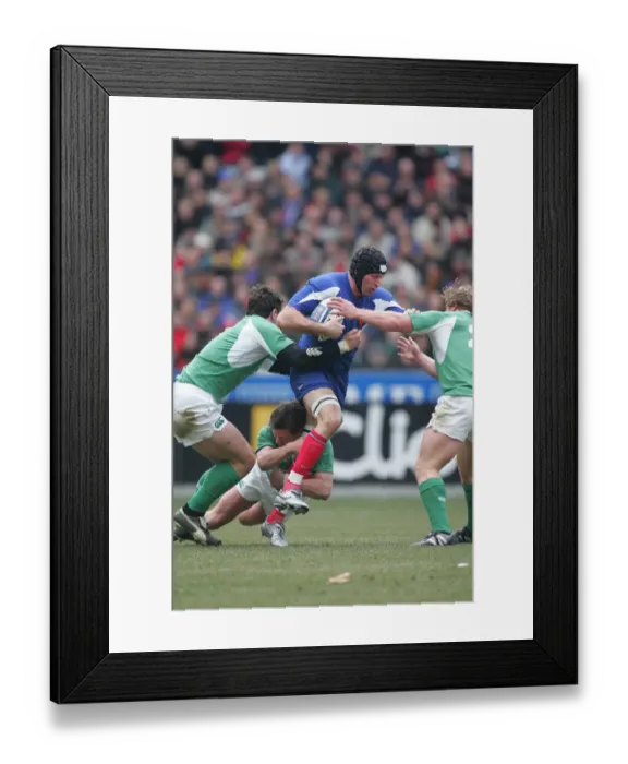 Framed Print : Olivier Magne & Ronan O Gara Framed Print : Olivier Magne & Ronan O Gara