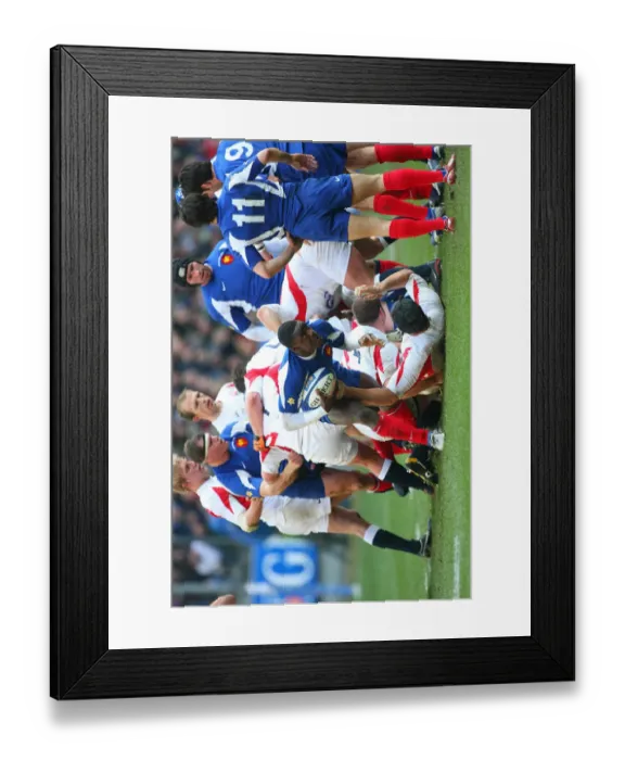 Framed Print : Yannick Nyanga In Action