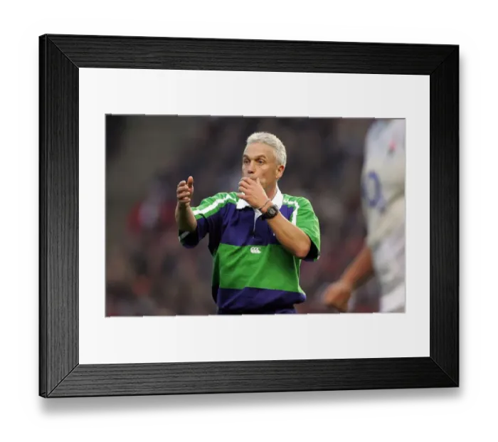 Framed Print : Referee Alan Lewis Framed Print : Referee Alan Lewis