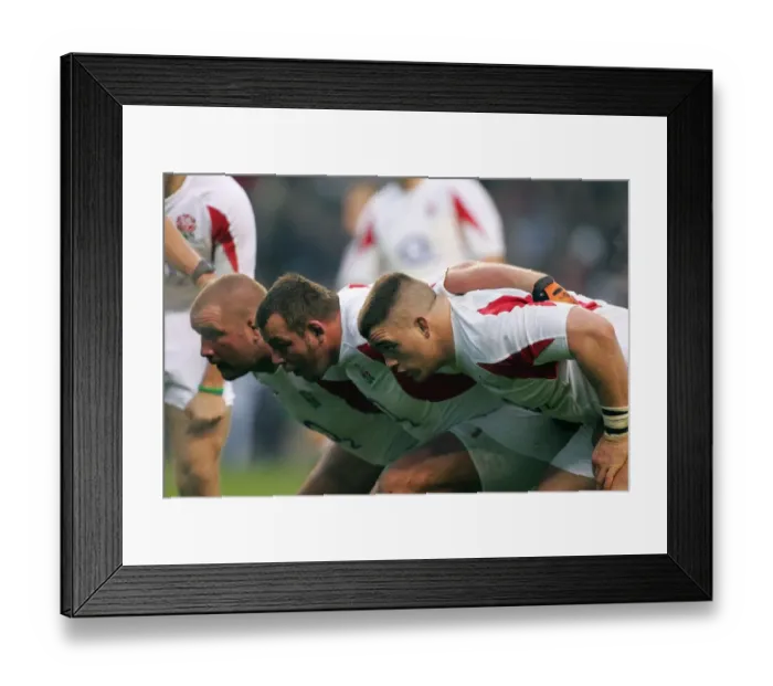 Framed Print : Andrew Sheridan, Steve Thompson & Phil Vickery Framed Print : Andrew Sheridan, Steve Thompson & Phil Vickery