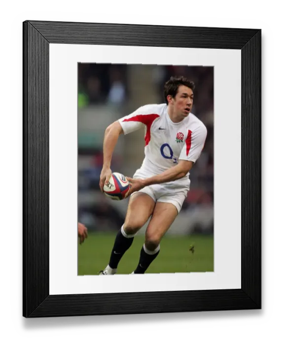 Framed Print : Tom Voyce England and London Wasps England Rugby UnionV Wales Rugby Union Twickenham