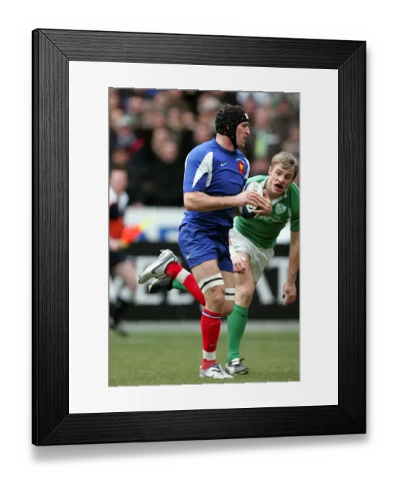 Framed Print : Olivier Magne & Tommy Bowe