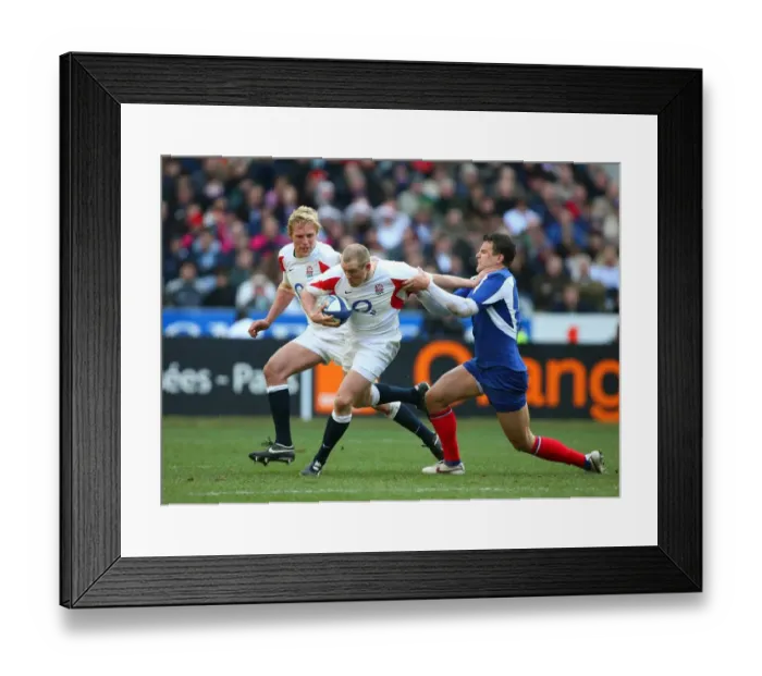 Framed Print : Mike Tindall & Damien Traille Framed Print : Mike Tindall & Damien Traille