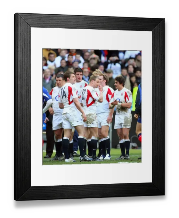 Framed Print : Martin Corry & England Team Mates Framed Print : Martin Corry & England Team Mates