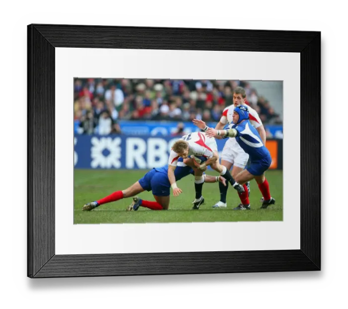 Framed Print : Josh Lewsey, Dmitri Yachvili, Sylvain Marconnet Framed Print : Josh Lewsey, Dmitri Yachvili, Sylvain Marconnet