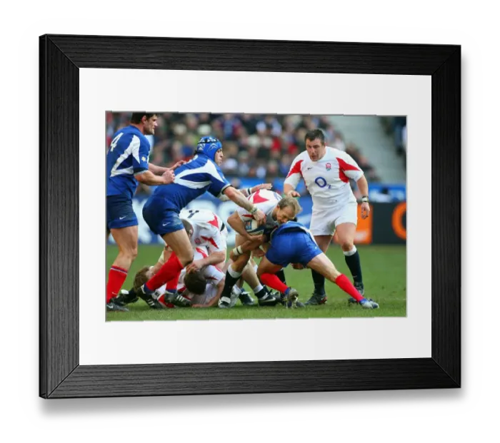 Framed Print : Matt Dawson & Dmitry Yachvili