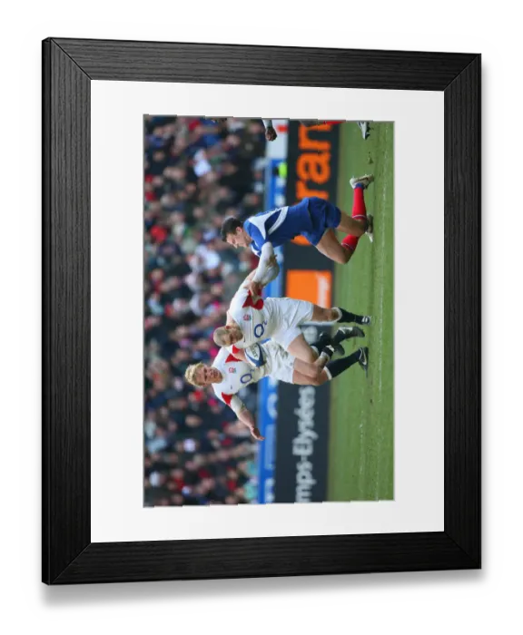Framed Print : Mike Tindall & Damien Traille Framed Print : Mike Tindall & Damien Traille