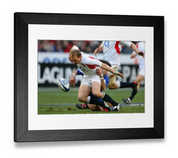 Framed Print : Matt Dawson & Dmitri Yachvili