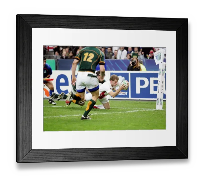 Framed Print : Mark Cueto Disallowed Try