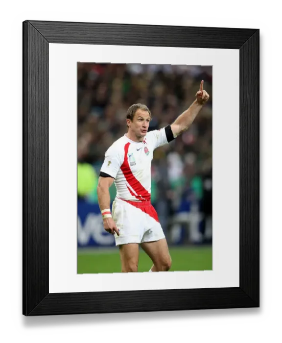 Framed Print : Mike Catt England and Bath Rugby Union Rugby World Cup Final 2007 Stade De France Framed Print : Mike Catt England and Bath Rugby Union Rugby World Cup Final 2007 Stade De France