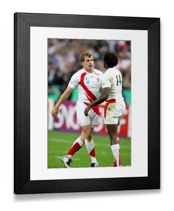 Framed Print : Mark Cueto & Paul Sackey Framed Print : Mark Cueto & Paul Sackey