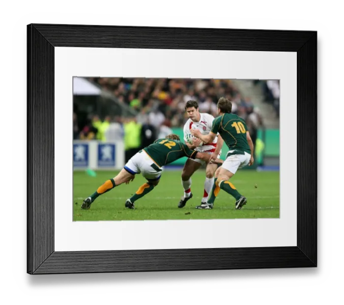 Framed Print : Francois Steyn, Dan Hipkiss & Butch James Framed Print : Francois Steyn, Dan Hipkiss & Butch James
