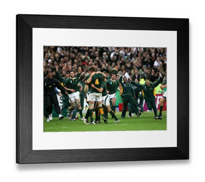 Framed Print : South Africa Celebrate World Cup Win Framed Print : South Africa Celebrate World Cup Win