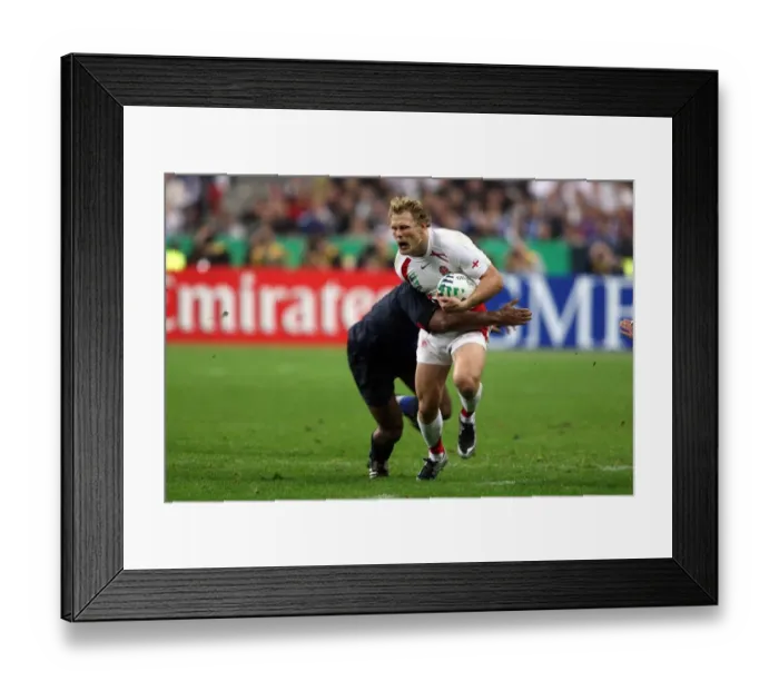 Framed Print : Josh Lewsey & Yannick Nyanga