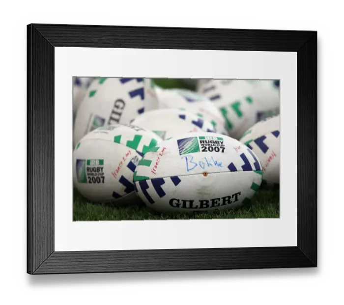 Framed Print : Rugby Balls Framed Print : Rugby Balls