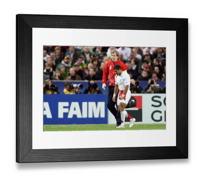 Framed Print : Jason Robinson Leaves Play With Injury Framed Print : Jason Robinson Leaves Play With Injury