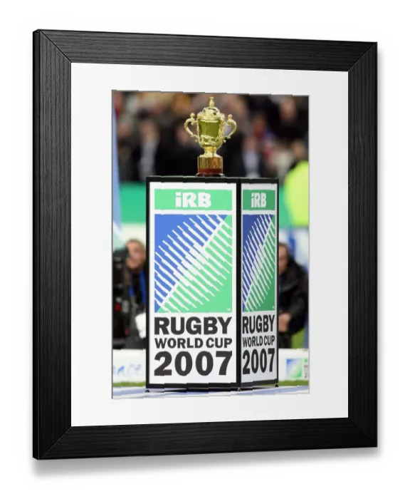 Framed Print : Rubgy World Cup Trophy Framed Print : Rubgy World Cup Trophy
